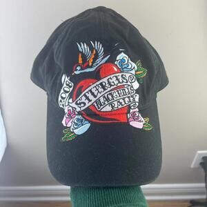 Vintage Y2K Sturgis Ed Heart Harley Strapback Hat Hardy